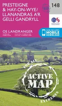 Presteigne & Hay-on-Wye / Llanandras A'r Gelli Gandryll. February 2016 ed, Sheet Map/Ordnance Survey