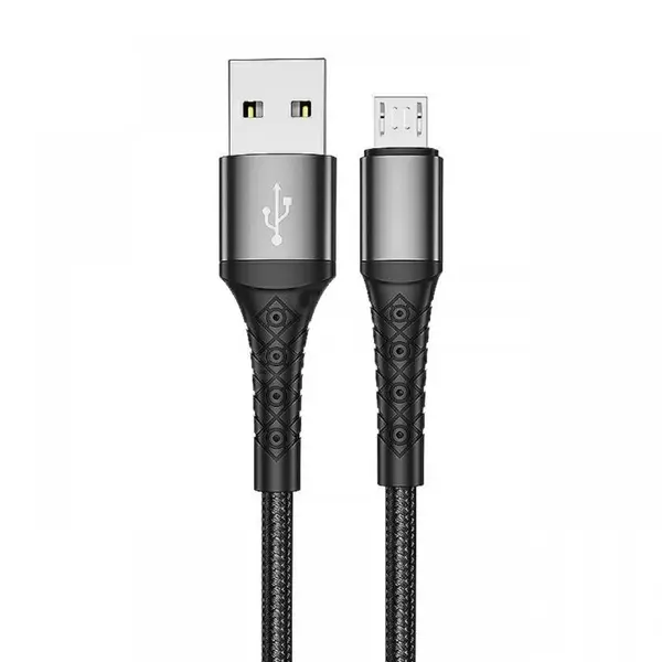 Prestico Cablu T10 USB la MicroUSB Fast Charger, 3.1A Negru
