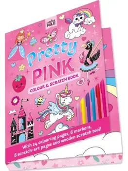 Pretty in Pink Colour and Scratch Book, Hardback/Creative Mile