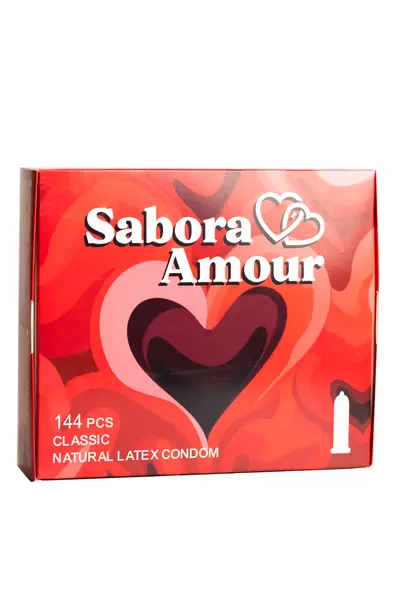 Prezervative din Latex 100% Natural Sabora Amour - Classic, Diametru 52 mm, 144 buc