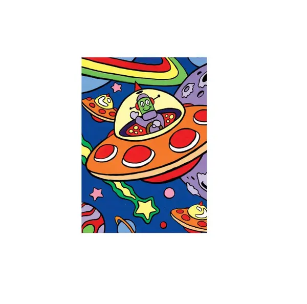 Prima mea pictura pe numere Royal Brush Junior Spatiul Cosmic 23x30 cm