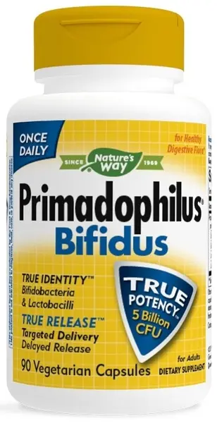 Primadophilus Bifidus, 90 capsule vegetale, Nature's Way