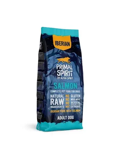 PRIMAL SPIRIT Iberian Adult Salmon 2x12kg cu somon hrană câini