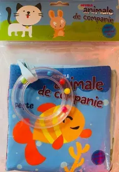 Primele animale de companie (carte din material textil si jucarie)/***