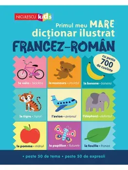 Primul meu mare dictionar ilustrat francez-roman. Cu peste 700 de cuvinte, peste 50 de teme, peste 50 de expresii/Catherine Bruzzone, Vicky Barker