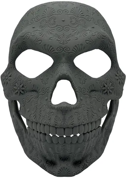 Print 3D 3D Morph Lab - Catrina, mască de față, gri