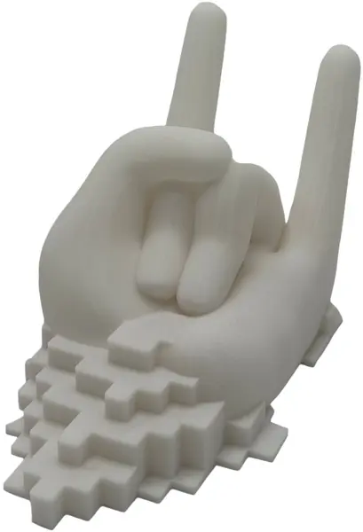Print 3D 3D Morph Lab - Suport pentru controler, manual, jos, alb