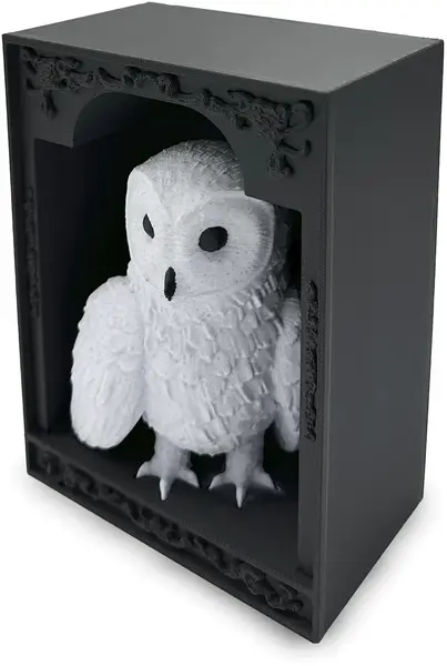 Print 3D de la 3D Morph Lab -ook nook, bufniță, culoare marmură