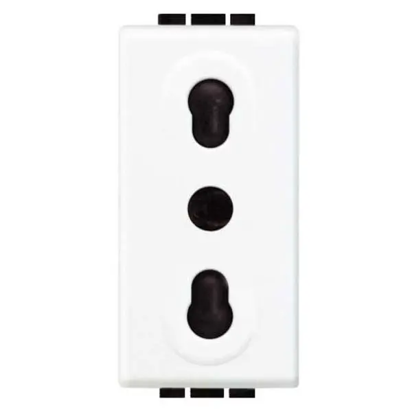Priza 1M Living Light Bticino N4180, alb
