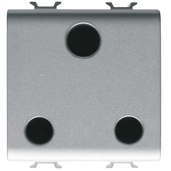 Priza 2M standard britanic Gewiss Chorus GW14297, titan