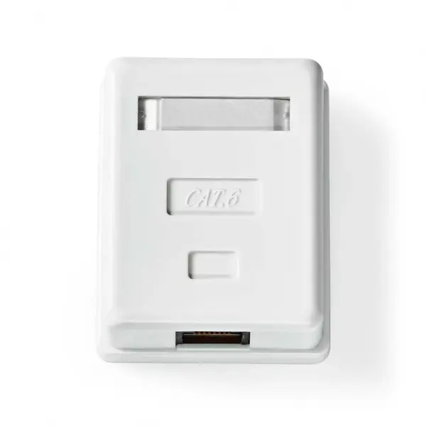 Priza aplicata RJ45 1 port UTP CAT6, Nedis CCGP89100WT