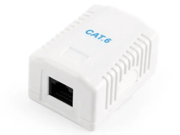 Priza aplicata UTP CAT6, 1 port, ABS, Safer SAF-SINGLEPORT-6