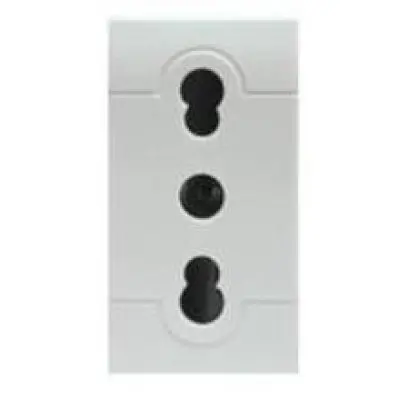 Priza bivalenta 1 modul Scame Evolution 101.6403.B