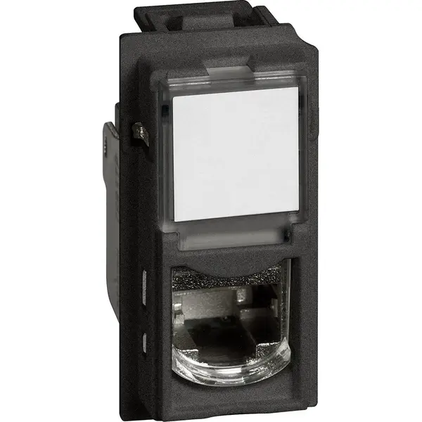 Priza date RJ45 Cat.6 UTP Bticino Living Now KG4279C6, negru