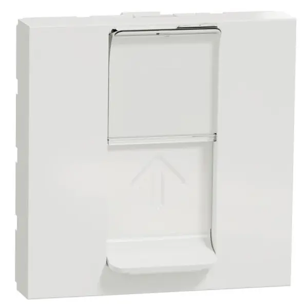 Priza date RJ45, CAT5 STP Schneider Noua Unica NU341318, alb