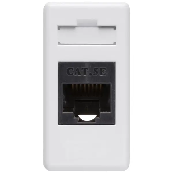 Priza date RJ45 CAT5E UTP 1 modul Gewiss System GW20271, alb