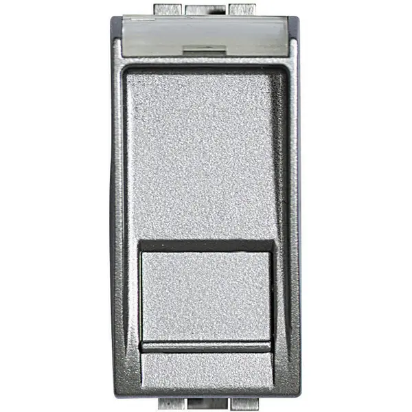 Priza date RJ45 Cat5e UTP Bticino Living Light NT4279C5E, argintiu