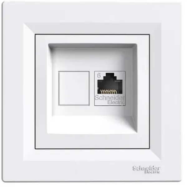 Priza de Date RJ45, Cat6, UTP, Schneider Asfora