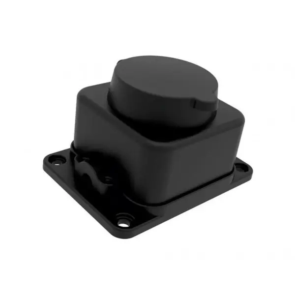 Priza din Cauciuc cu Capac Bemis BK1-1402-3511 2P+E, 16A, 250V, Aparenta, IP54