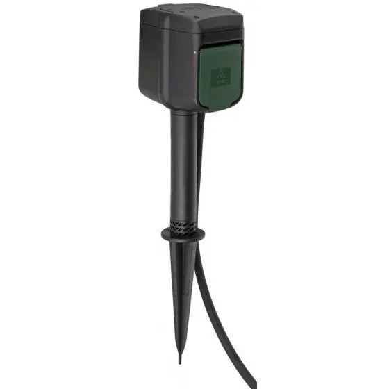 Priza dubla de gradina Brennenstuhl Connect WIFI, IP44, cablu 10 m, Tarus, Control aplicatie, Alexa si Google Assistant 1154540601
