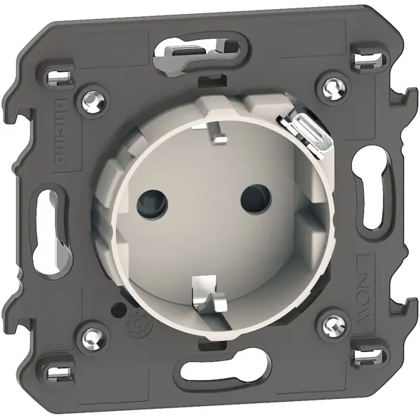 Priza electrica standard german, cu incarcator USB integrat Bticino Living Now KM4141USB, nisip