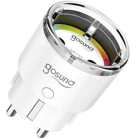 Priza inteligenta Gosund SP111, Wireless, 15A, monitorizare consum, protectie copii, compatibil Alexa si Google Assistant, Android/iOS 6972391280047 /