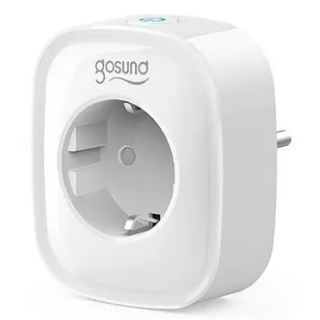Priza inteligenta Gosund SP112, Wi-Fi, 16A, 2xUSB, monitorizare consum energie, compatibil Amazon Alexa, Google Assistant 6972391280030