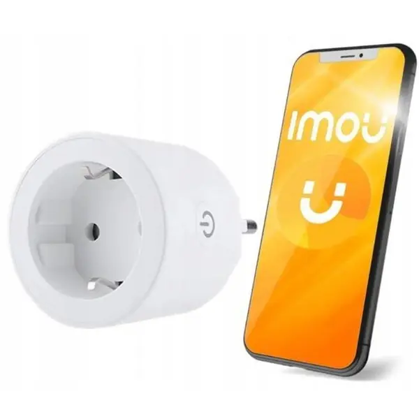 Priza inteligenta Imou CE2P, 16A, Wi-Fi 2.4GHz, protocol Matter, Bluetooth, control aplicatie, rezistent la flacari