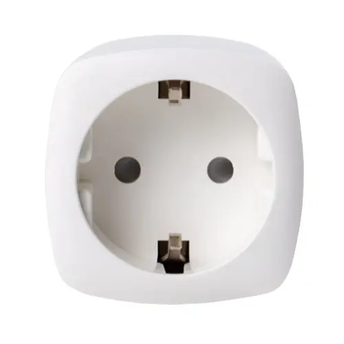 Priză inteligentă wireless 868 MHz, 10A, albă, Hikvision DS-PSP1-WE