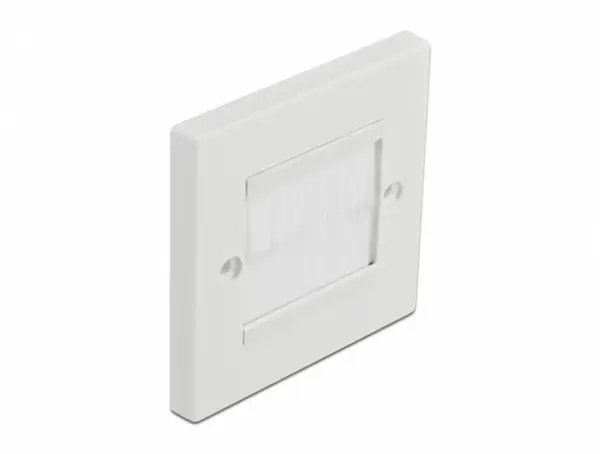 Priza pentru organizarea cablurilor 86 x 86 mm cu perii, Delock 66495