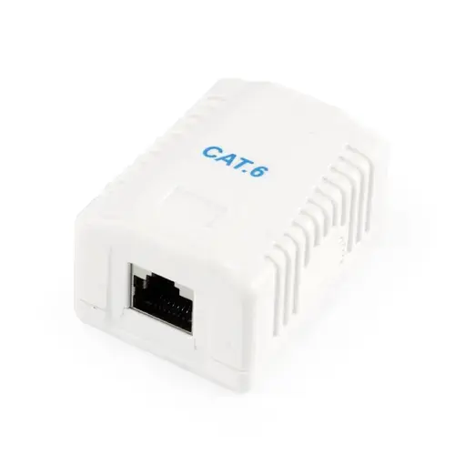 Priza RJ-45 GEMBIRD aplicata cu 1 iesire pentru cablu FTP Cat6