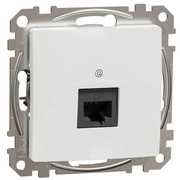 Priza RJ45 Cat5E UTP, Schneider,SDD111451,Sedna Design, alb