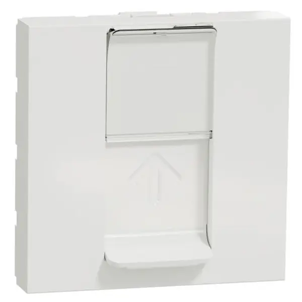 Priza RJ45, CAT6 FTP, 2 module Schneider Noua Unica NU341918, alb
