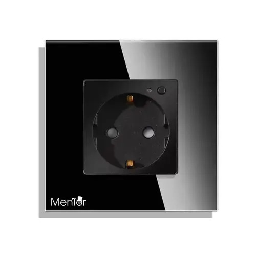 Priza simpla Smart wireless Mentor ES039 WiFi 16A monitorizare consum incastrata