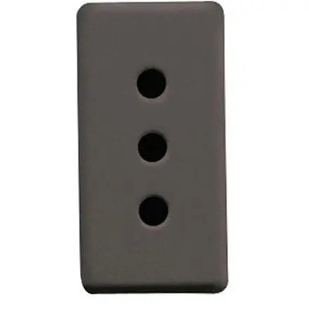 Priza standard italian 1 modul Gewiss System GW21201, negru