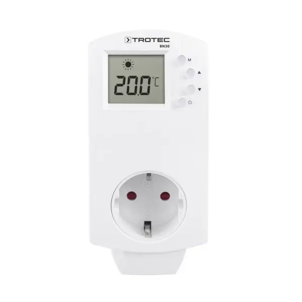 Priza termostat Trotec BN30, Reglare temperatura, Functie de deconectare, Display citibil