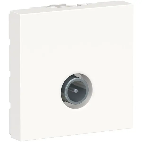 Priza tv 2 module Schneider Noua Unica NU346218, alb