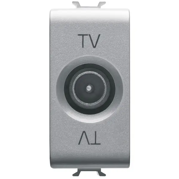 Priza tv de trecere 10dB 1 modul tata Gewiss Chorus GW14363, titan