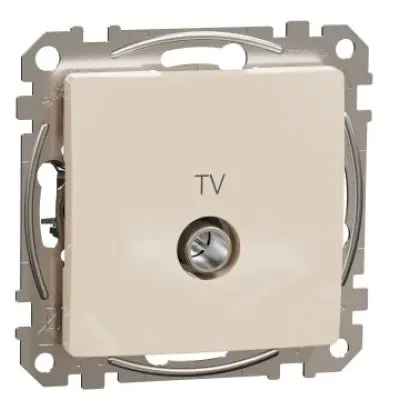 Priza TV finala 4dB Schneider SDD112471 Sedna Design bej