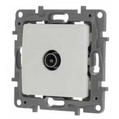 Priza tv tata de capat 10db alba Niloe Legrand 764555