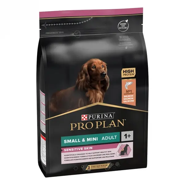 Pro Plan Optiderma Adult Small Mini Sensitive Somon, 700 g