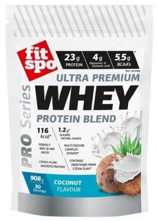 Pro Series Protein din zer, cocos, 908 g, FitSpo