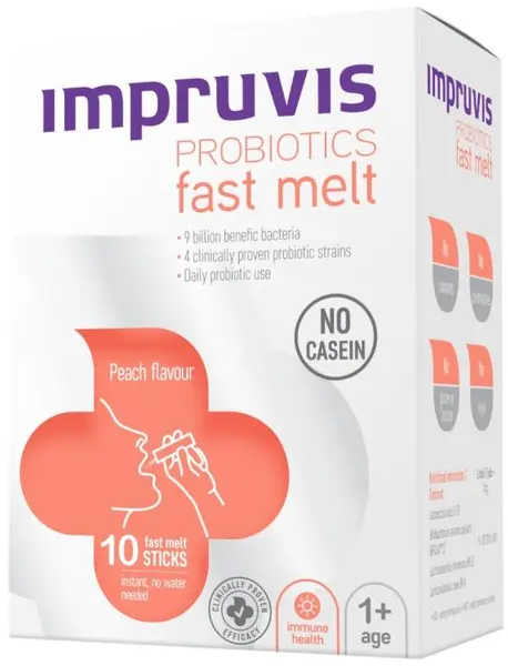 Probiotic Fast Melt, 10 pliculețe , Impruvis