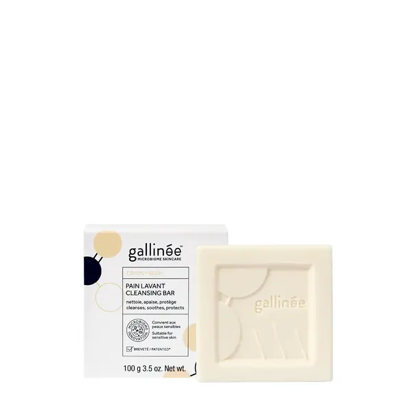 Produs solid de curatare faciala si corporala fara sapun pentru piele sensibila, 100g, Gallinee
