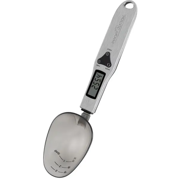 ProfiCook Cantar digital tip lingura Proficook, PC-LW 1214​​​​​​​, capacitate 300 g, afisaj digital, functie Tara, functie Hold, otel inoxidabil, operare simpla, oprire automata, usor de curatat, inox