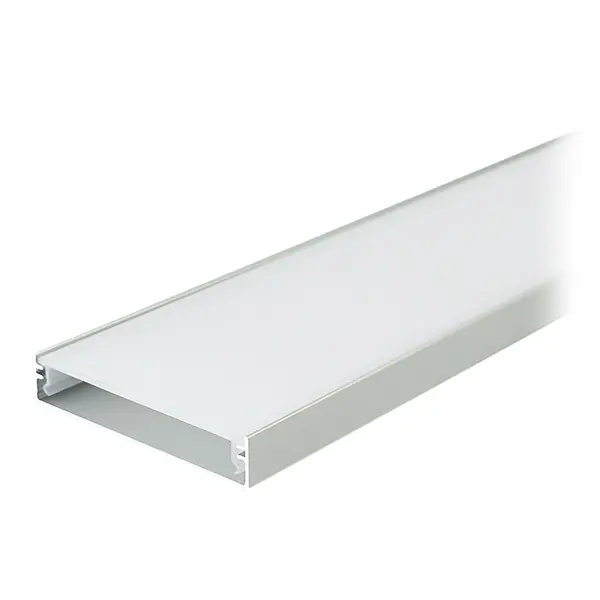 Profil aluminiu pentru bandă LED, montat aplicat, 2000x50x10 mm, argintiu, SKU-24102