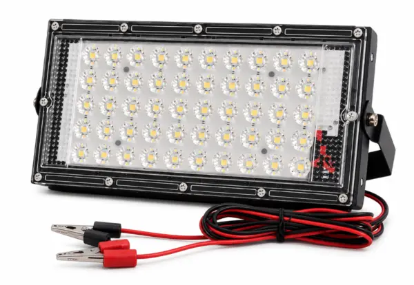 Proiector 100W 12V 96 led smd cu lupa Dreptunghoular CaiCai CLESTI