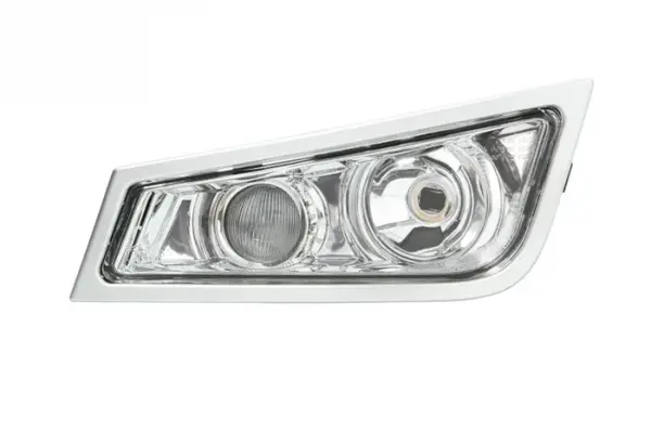 Proiector ceata Stanga (H3, cu un halogen pe distante lungi; rama de argint) potrivit VOLVO FH, FH16, FM, FM II 09.05-