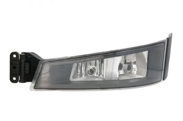 Proiector ceata Stanga (H7x2, cadru negru; cu iluminare curba) 24V potrivit VOLVO FH II 01.12-