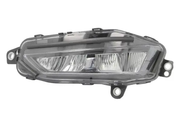 Proiector ceata stanga (LED, negru; cu iluminare curba) 24V potrivit VOLVO FH III 02.20-